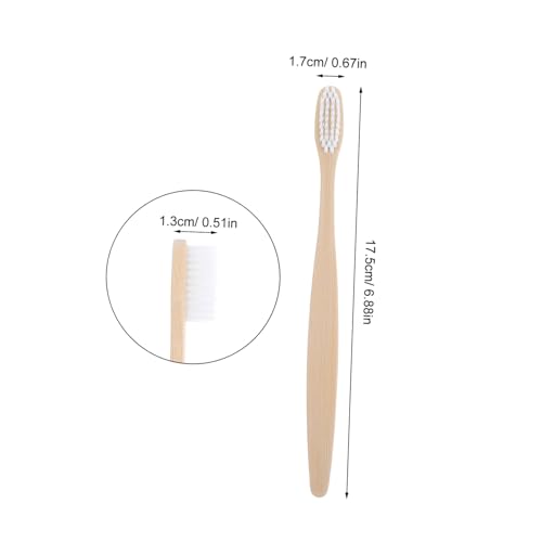 Healvian 24 Stück Teiliges Zahnbürsten- Weiche Borsten Biologisch Abbaubar Nachhaltige Holzzahnbürsten für Erwachsene für Haushalt Hotels Camping und Reisen – Bild 3