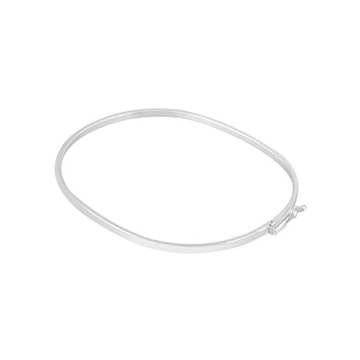 Pulseira Bracelete Liso Feminino De Prata 925