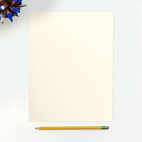 8 1/2 X 11 Cardstock - Champagne Metallic (50 Qty.) | Perfect For Creating Business Cards, Layer Cards, Invitations, Crafts, Various Artistic Purposes And So Much More! | 105Lb Cover | 81211-C-M08-50 #TOP2