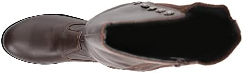 Propet Women's Charlotte Riding Boot, Bronco Brown/Suede, 6.5 W US | Image 3