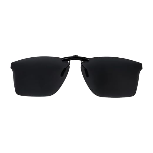 Óculos de sol polarizados CLIP-ON para Oakley Ox8140 masculino, Preto, 56 X 18