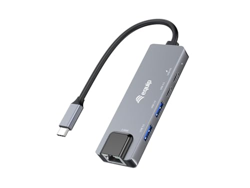 Equip Adapter Usb-C -> Rj45 10/100/1000/2500 Mbps+ Usb 3.2 - Adapter - Digital/Daten (133496)