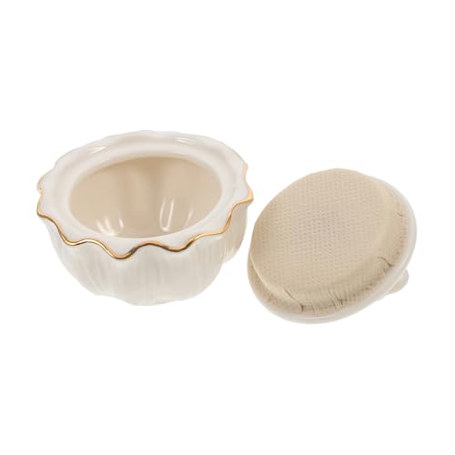 MUSISALY ネイル アート ブラシ カップ ネイル 皿 ボウル セラミック ネイル 皿 カップ 取替え可能 セラミック ネイル 皿 セラミック ネイル カップ ネイル 皿 カップ 蓋付き ネイ