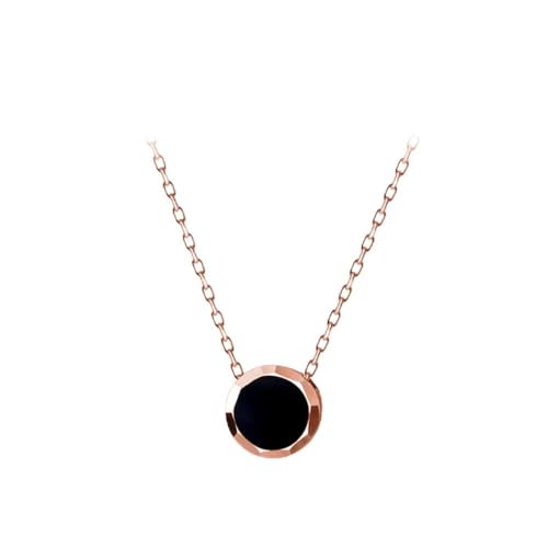 Collier émail noir le cadeau idéal pour célébrer une femme