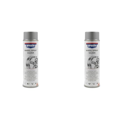 presto 428924 Universal Felgenspray silber 500 ml (Packung mit 2)