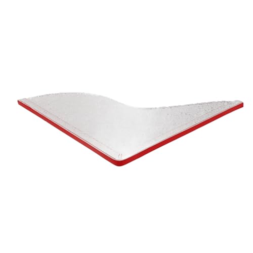 OUNONA Sturdy Bathtub Floral Design Acrylic Water Splash Barrier for Bathroom