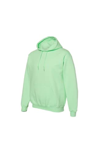 Sweat à capuche Gildan vert menthe, le confort XL pour vos sorties