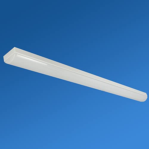 直付型蛍光灯 40W形 2灯相当 一体型 LED 蛍光灯 長1250mm 幅W80mm 高53mm 従来天井直付 消費電力 33W 高輝度5200LM 薄型LEDライト 天井直付型 LEDベースライト 40W型 LED蛍光灯器具一体型 LED照明器具 (3