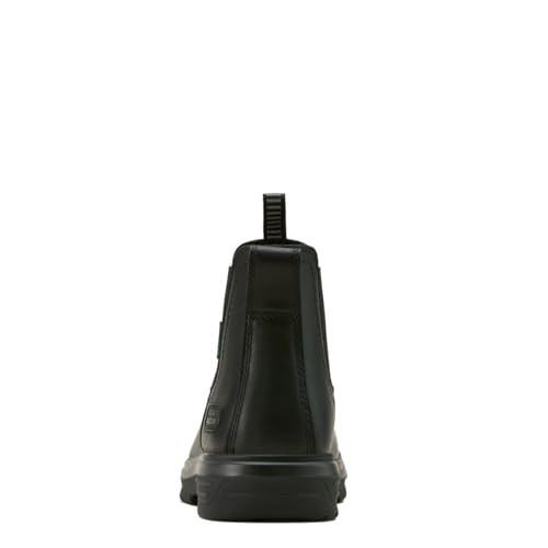 Ariat Men's Turbo Chelsea Waterproof Work Boot, All Black, 10.5 Wide4