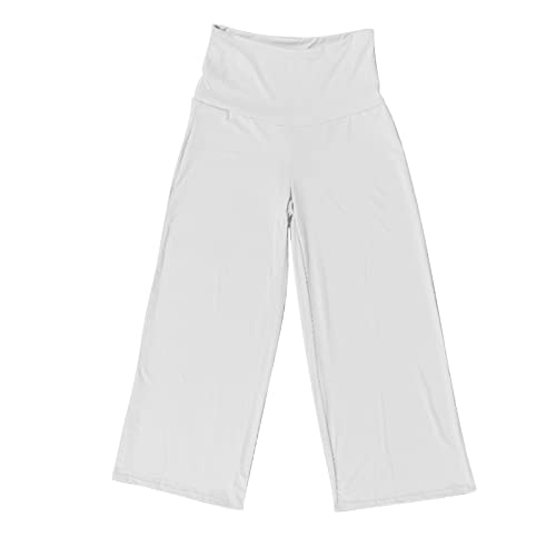 Pantalon large fluide femme : le confort taille haute pour le yoga et le quotidien