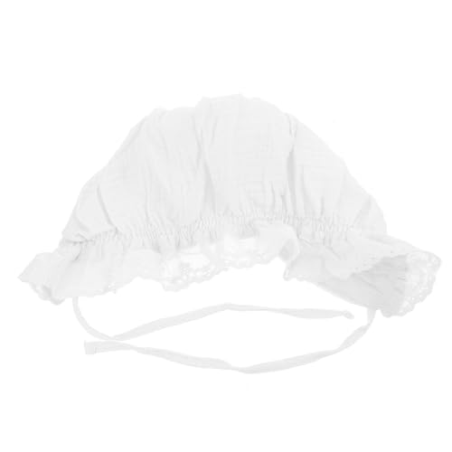BESPORTBLE 1Pc Bonnet Hat for Sun Protection Cap for Newborns Breathable and Lightweight Summer Accessory for Beach Vacations and Outdoor Fun White