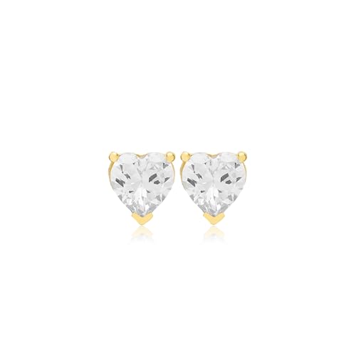 Boucles d'oreilles cœur plaqué or 14k : un éclat hypoallergénique durable pour peaux sensibles