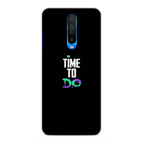 Image of Printed Mobile Back Hard Case Cover for Xiaomi Poco X2 / Xiaomi Redmi K30 / Xiaomi Redmi K30 5G | Time to Do, Positive Quotes, Black Love-59