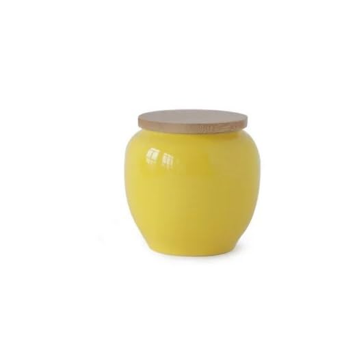 FGJsfhrDTU Glass Storage Jars, Home Storage Tank Portable Tea Can Sealed Jar Container Candy Jars Ceramic(B)