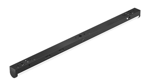 Image of E2 LIGHTING 4FT Black LED Linear Strip Light with Emergency Battery Backup 5XCCT 30 /35 /40 /50 /65K Tunable | 5324lm High Output Indoor Fixture | 90-Minute Backup | Easy Install |(6, 4FT BLK Battery)