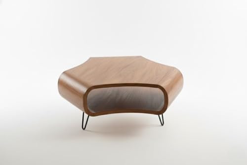 Image of Sheeshsam Wooden Center Coffee Table - Solid Wooden Coffee Table for Living Room - Tea Table Teapoy Center Piece for Home Sofa Center Table for Living Room (Honey, Jose)