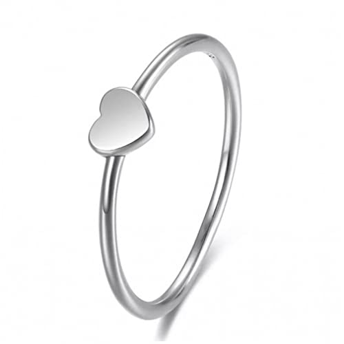Bague cœur en argent pour un mariage romantique et inoubliable