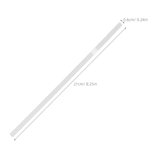 Pitillos flexibles transparentes 21 cm pack 100 unid. miniatura 2