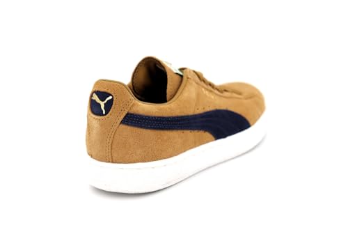 Image of PUMA Unisex Adults' Suede Classic+ Fashion Sneakers, Brown Bistre Peacoat, 6 UK