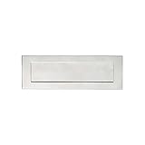 Se vende por unidad. Carlisle Brass SWE1036D/BSS Eurospec - Placa para cartas (acero inoxidable, 305 x 104 x 3 mm)