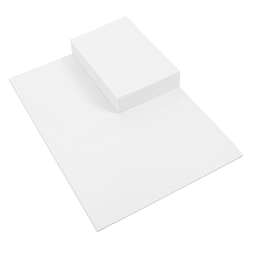 Operitacx 120 Piezas papel de impresión de fotos pegatina papel grueso papel de pintura al agua almohadilla plano papel fotográfico fotográfico papel fotográfico de alto brillo