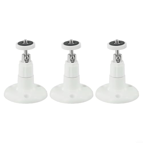 Soporte de pared para cámara interior de anillo con rotación de 360 grados e inclinación de 90 grados con base de fijación de tornillo, adecuado para uso en interiores y exteriores