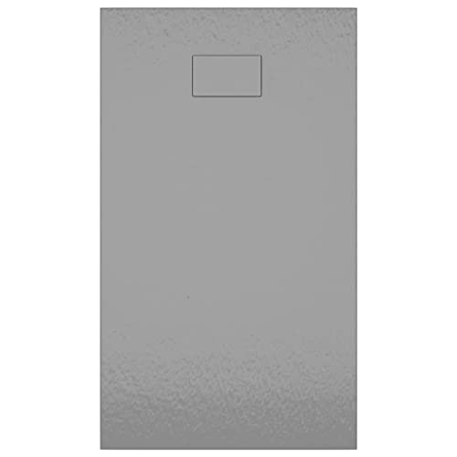 Vidaxl Piatto Doccia In Smc Grigio 120X70 Cm - 7