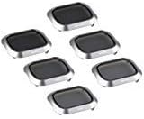 Gerald Lens ND Filters CPL Filters 6-Pack (ND4, ND8,ND16,ND4/PL,ND8/PL, ND16/PL) for DJI Mavic 2 II pro Latest Release Accessories Works with Gimbal Cover