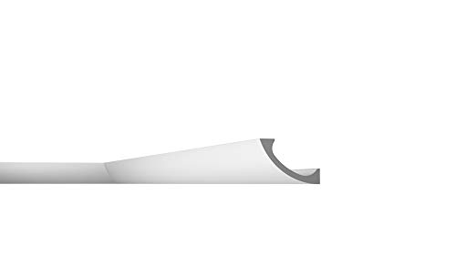 Cornisa/Moldura decorativa techo Luz Led NMC WALLSTYL® WT3 80X110X2000mm Poliestireno Gran dureza 12 metros