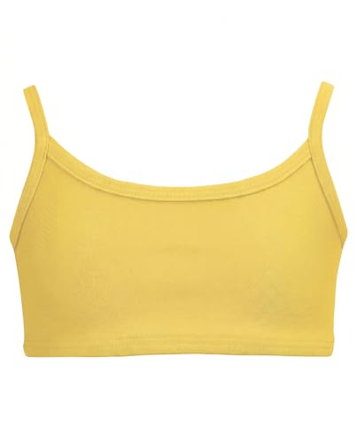 Image of City Threads Girls Bikini Top Only UPF 50+, Bathing Suit Top for Girls, Made in the USA