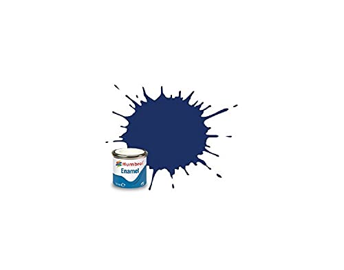 Humbrol 50ml No.2 Tinlet Enamel Paint 15 (Midnight Blue Gloss)