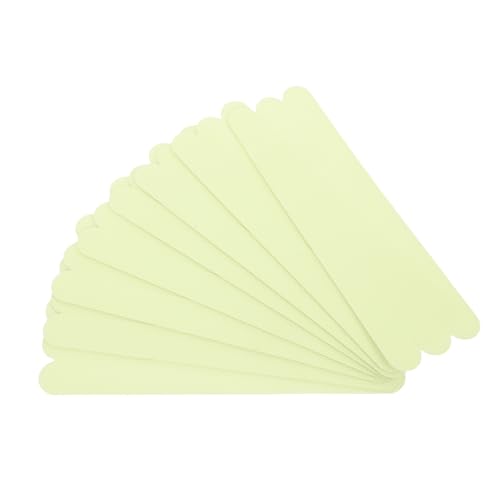 HOMOCONO 24pcs Glow Dark Non- Shower Stickers Anti-skid Decals for Bathtubs and Stairs Transparent Safety Strips for Prevention