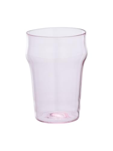 Image of BlushBrew Pink Clear Highball Glasses Set of 4
