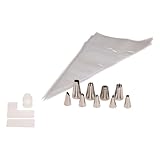 Lote de 30 mangas pasteleras triangulares transparentes