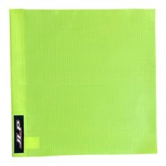 JLP 7' Foot Tall 5/16 Heavy Duty Flag Whip Silverado Sierra Raptor Tacoma Tundra Flexible RZR ATV Can-am Safety Neon Yellow Square, white