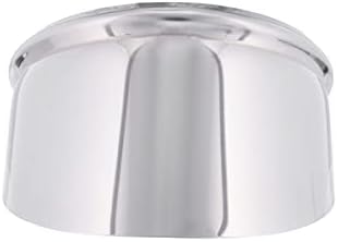 United Pacific C5002 4-inch Round Stainless-Steel Peep Mirror Visor, Highly Polished, Easy Installation, Fits 4-inch Peep Mirrors - 1 Visor Only