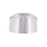 United Pacific C5002 4-inch Round Stainless-Steel Peep Mirror Visor, Highly Polished, Easy Installat