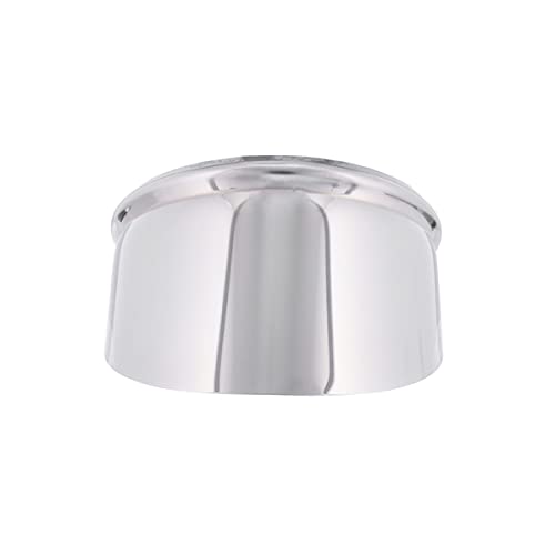 United Pacific C5002 4-Inch Round Stainless-Steel Peep Mirror Visor, Highly Polished, Easy Installation, Fits 4-Inch Peep Mirrors - 1 Visor Only #TOP2