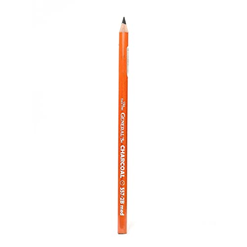 General's 557 Series Charcoal Pencils 2B Each [Pack Of 12 ] #TOP22