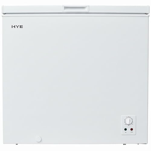 HYE Chest Freezer - 205L Capacity Freestanding Design White