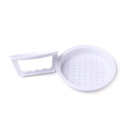 WEKADRIN Plastic Hamburger Patty Maker Kit Food Grade Non Stick Burger Press Tool with Easy Release Air for for DIY Burger Preparation Kitchen