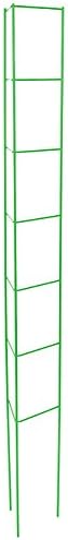 Panacea Vegetable Ladder Plant Supports 57 Inch – Set of 6 Green Metal Garden Plant Supports for Climbing Vegetables, Flowers & Vines, V Shaped Garden Trellis Stakes for Outdoor Plants