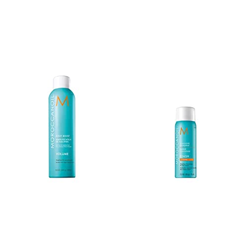 Moroccanoil Voluminizador De Raíces 250ml & Spray De Fijación Luminoso Fuerte, 75ml