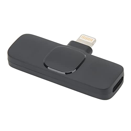 Microfone de Lapela Com Clip, Microfone de Lapela Sem Fio de Alta Sensibilidade para Tablets e Celul