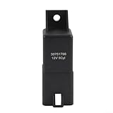 Relais automobile noir à ajustement direct : le module de relais noir compact mesure comme indiqué dans les images du produit ; installation simple bung-and-play remplace l'ancienne unité ou défectueuse sans modification ; compatible avec les faisceaux de câblage existants dans les systèmes diesel S60, V70, XC90