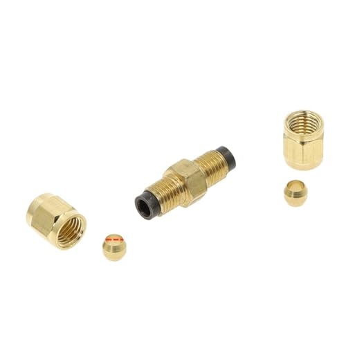 AEHON DPC SS ST For Centralized Lubrication System M8x1 Oil Distributor/Sseparator Fittings CNC Machine Tool Tube 4mm Throttle Valves(SS-PB-PN,Flow 3)