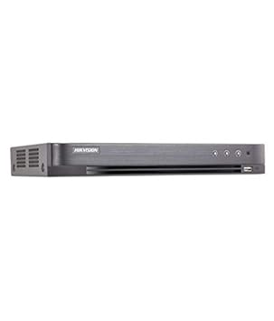 HIKVISION Wired Ultra HD 4 Channel DS-7B04HUHI-K1 1920p DVR for 3MP and 5MP CCTV Cameras (White)