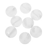 DEARMAMY 8 Stück Magnetische Haken Weiß Rund Starker Haltekraft ohne Bohren für Küche Bad Wohnzimmer Vielseitig Einsetzbar aus Langlebigem Abs Material