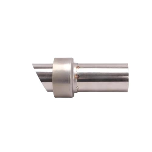 Atténuateur de Bruit Échappement Moto 54.5mm Silencieux Inox Anti Nuance Sonore pour Évasion