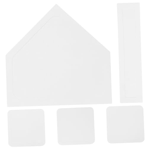 ibasenice 5pcs Rubber Baseball Bases Training Set Non Slip Softball Base Plate Waterproof for Field